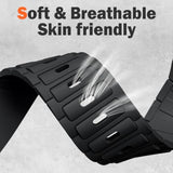 Men’s Sport Silicone Apple Watch Band, Multiple Sizes, Soft Strap