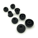 Black Replacement Earbud Tips For Powerbeats 3, Powerbeats 2, Small, Medium, Large, Double Flange
