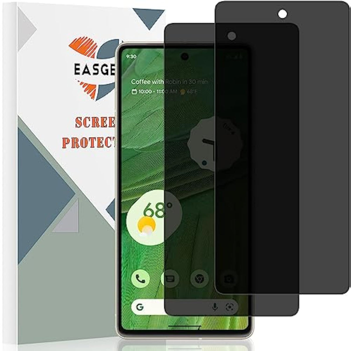 [2 Pack] For Google Pixel 7 Privacy Screen Protector, 9H Hardness Anti-Scratch Tempered Glass Screen Protector For Google Pixel 7 5G 6.3", Easy Install Case Friendly Bubble Free