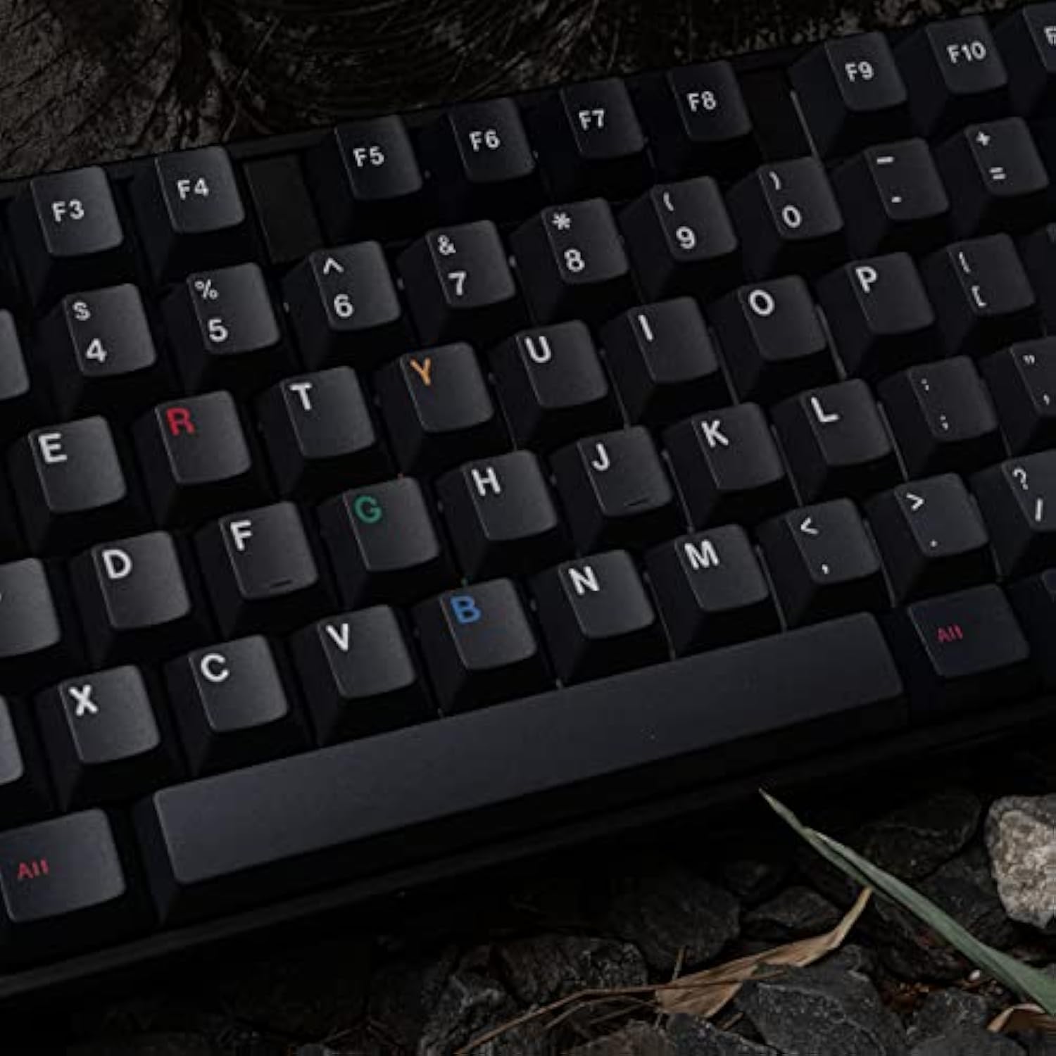 Pbt Black Gray Keycaps 153 Keys Cherry Profile Custom Iso Ansi Keyboard Keycap