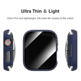 6 Pack Case with Screen Protector for Apple Watch Series 9/8/7 41mm