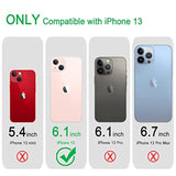 iPhone 13 Clear Glitter TPU Case Shockproof Slim Sparkly 6.1 Inch