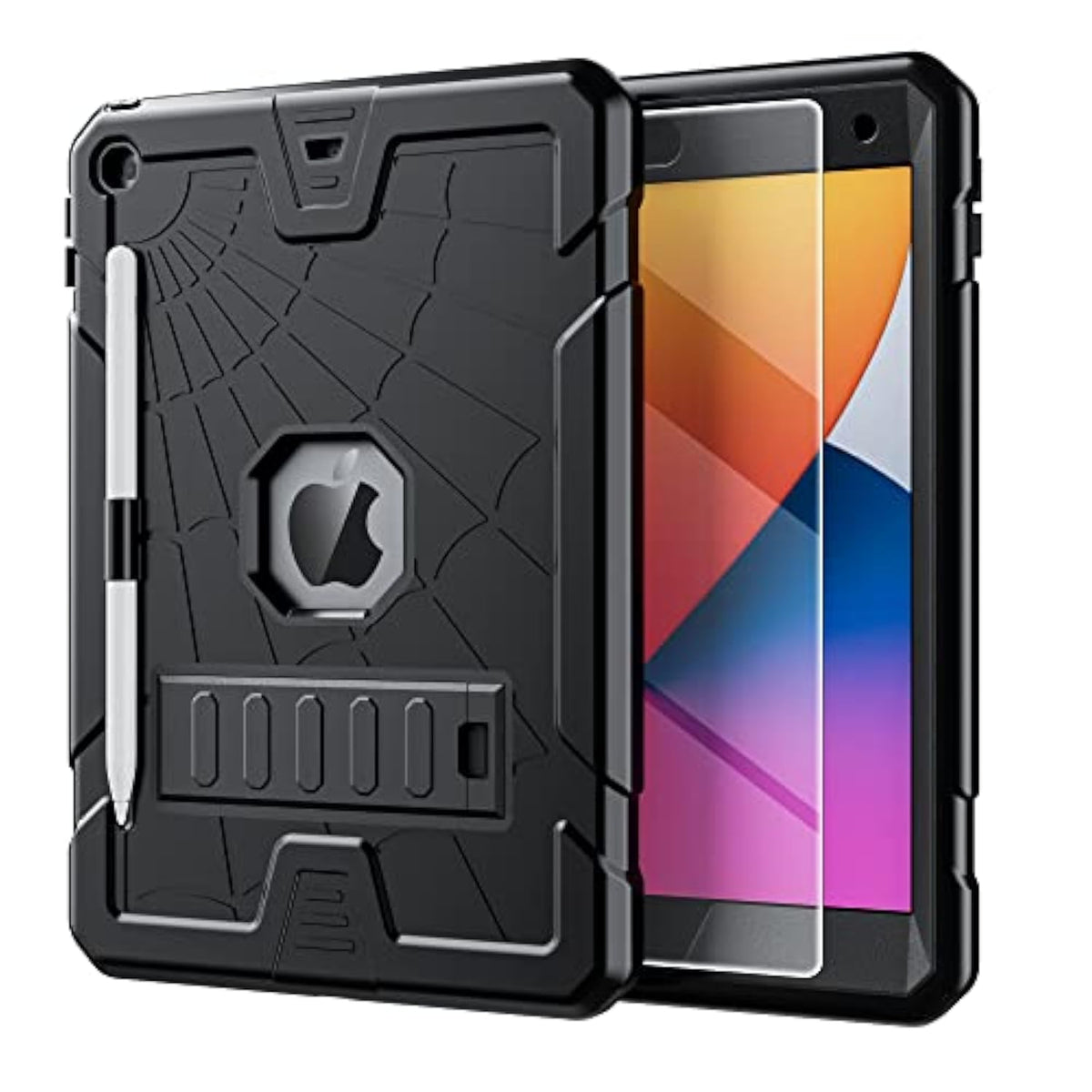 Ipad 9Th Generation Case For Kids With Glass Screen Protector 2021 | Ipad 10.2