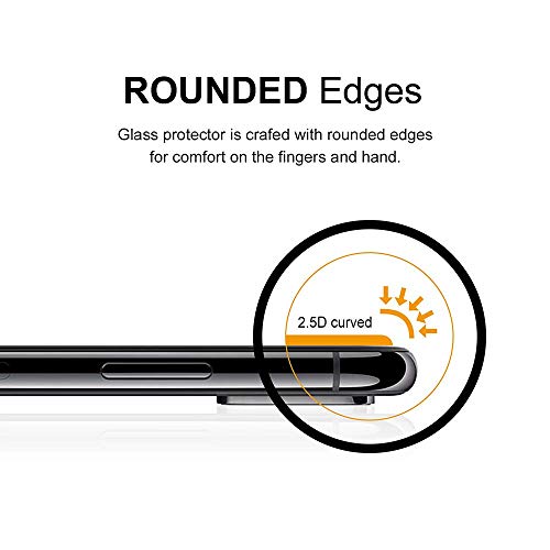 (3 Pack) Designed for Apple iPhone 11 Pro, iPhone Xs and iPhone X (5.8 inch) Tempered Glass Screen Protector with (Easy Installation Tray) Anti