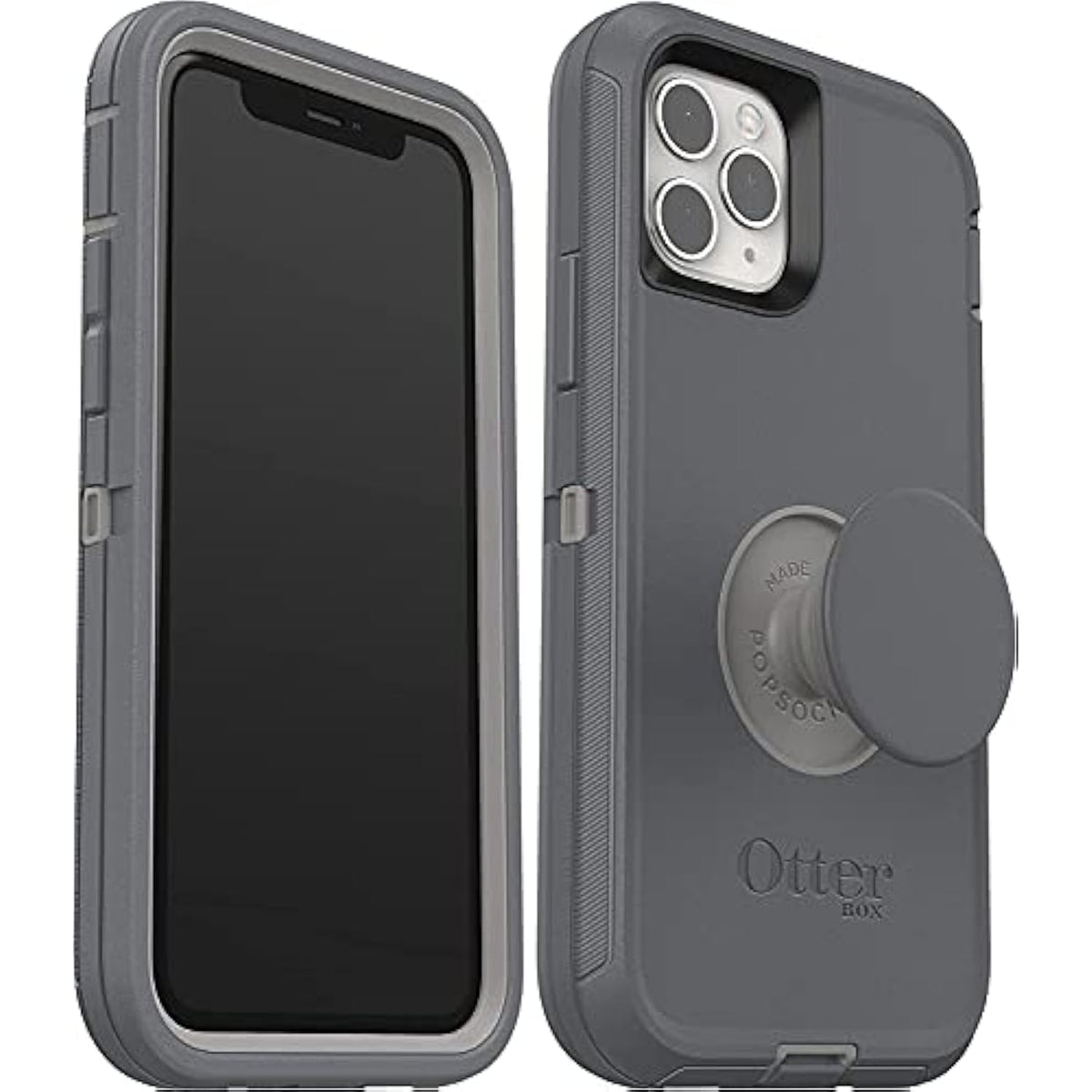OtterBox + Pop Defender Series Case for iPhone 11 PRO (NOT 11/11 Pro Max) Non-Retail Packaging - Howler Grey