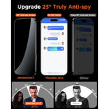 4-Pack Privacy Screen Protector Compatible With Iphone 16 Plus [Auto Alignment Kit] [10X Military Protection] 16 Plus 6.7 Inch Tempered Glass Film [Case Friendly]