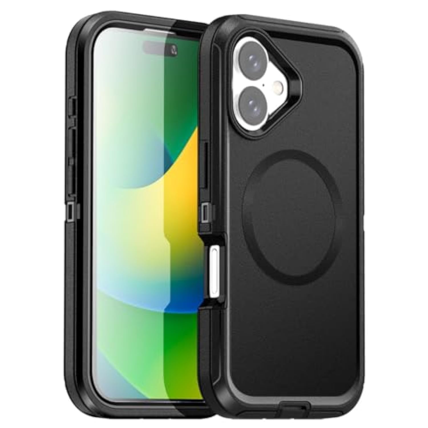 iPhone 16 Case, 6.1", MagSafe, Heavy Duty, Rugged, Shockproof, Dustproof