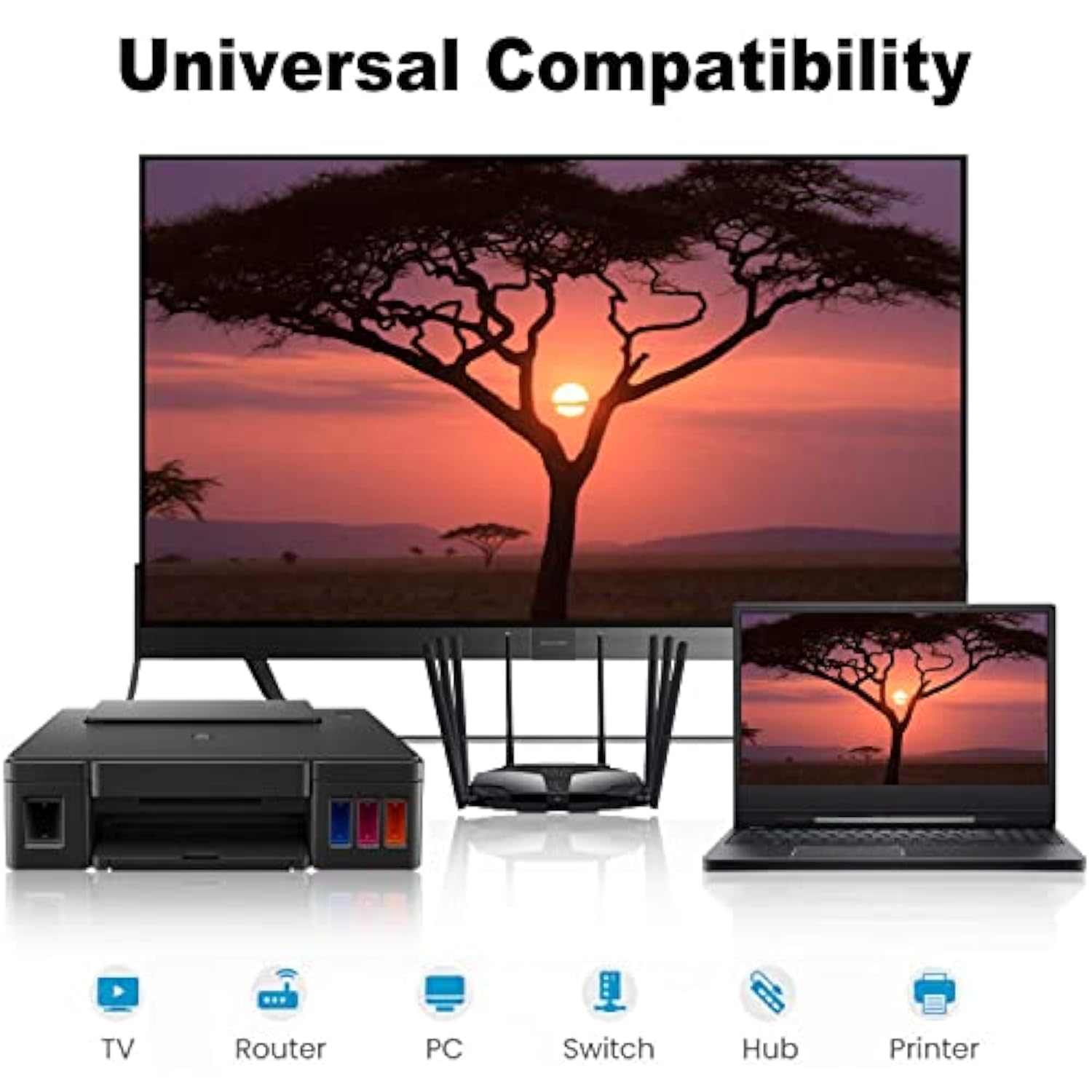 30 Pcs Rj45 Coupler Rj45 Inline Coupler Cat8 Cat7 Cat6A Cat6 Cat5E Cat5 Ethern