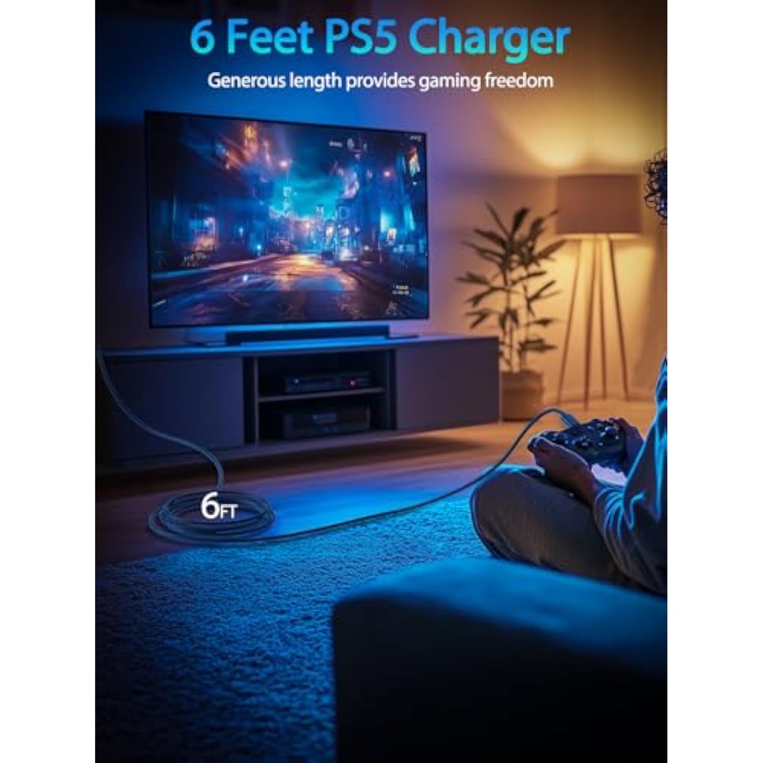 Usb C Cable Ps5 Controller Charger For Xbox Series X S,Usbc Type C Charging Cord For Sony Playstation 5 Dualsense Controller Ps 5 Data Sync Accessories 5Ft