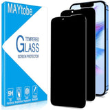 [2-Pack Privacy Screen Protector Designed For Iphone 14, Iphone 13 Pro, Iphone 13 Tempered Glass, No Bubbles, Anti Scratch, Easy To Install