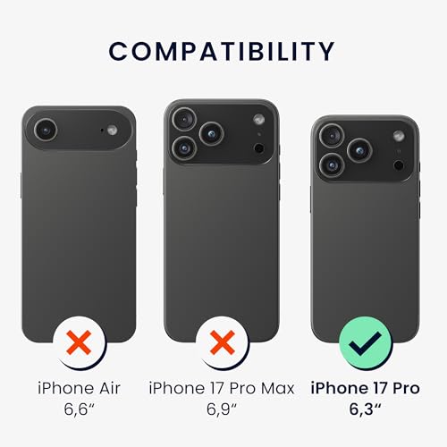 Case Compatible with  iPhone 17 Pro Case - Slim TPU Silicone Phone Cover - Soft Touch Finish - Chocolate