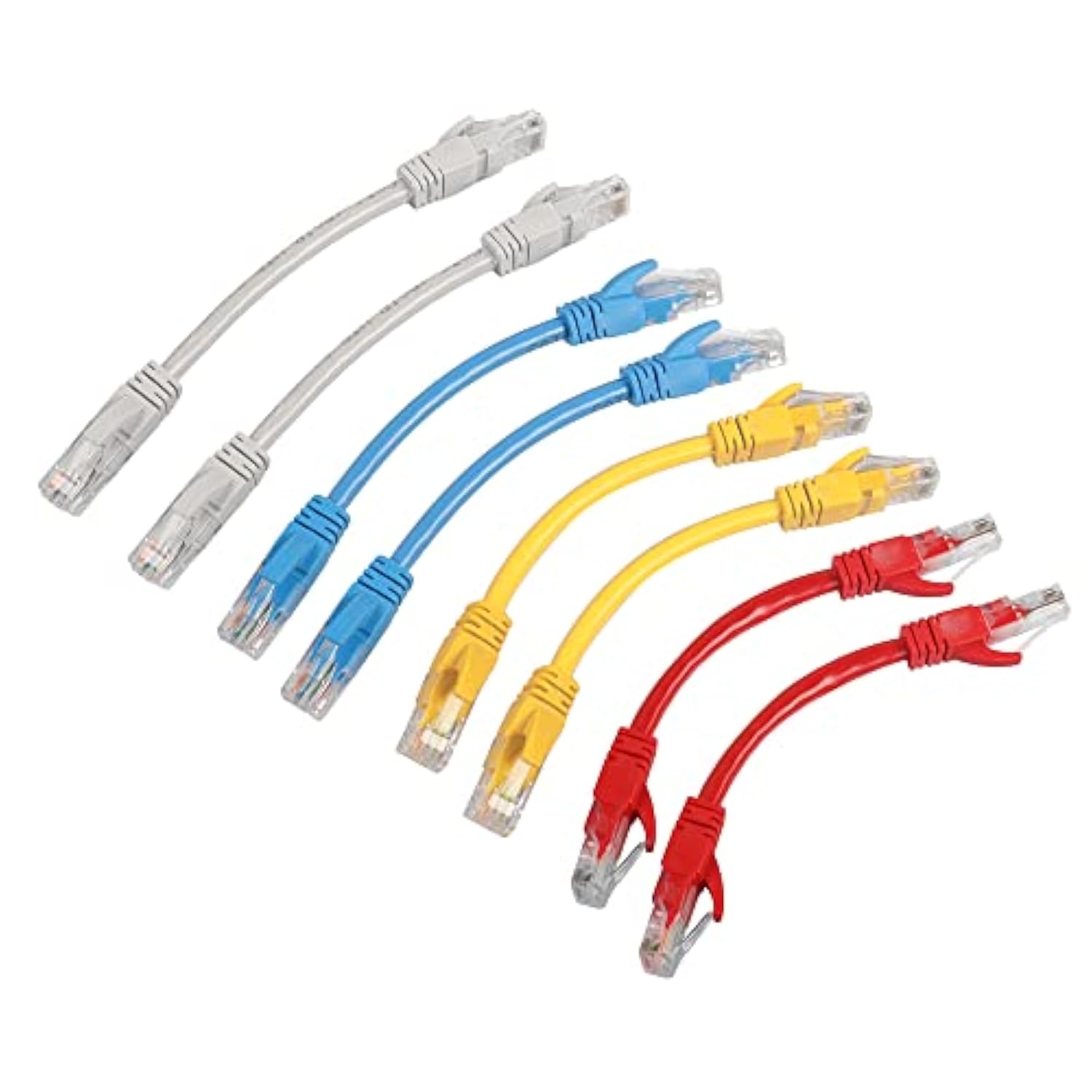 Short Cat6 Ethernet Patch Cable 0.5Ft,High Speed Internet Network Cable Lan Pa
