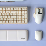 Pbt Touch Mouse Replacement Back Cover - Expandable Shell Attachment To Enlarge Mouse Size For Large Hands (Tofu)
