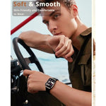 Patenting Sport Bands Compatible With Apple Watch Bands For Women Men 40Mm 41Mm 42Mm 38Mm, 44Mm 45Mm 46Mm 49Mm, Soft Silicone Watch Straps For Iwatch Series 10/9/8/7/6/5/4/3/2/1 Ultra Se