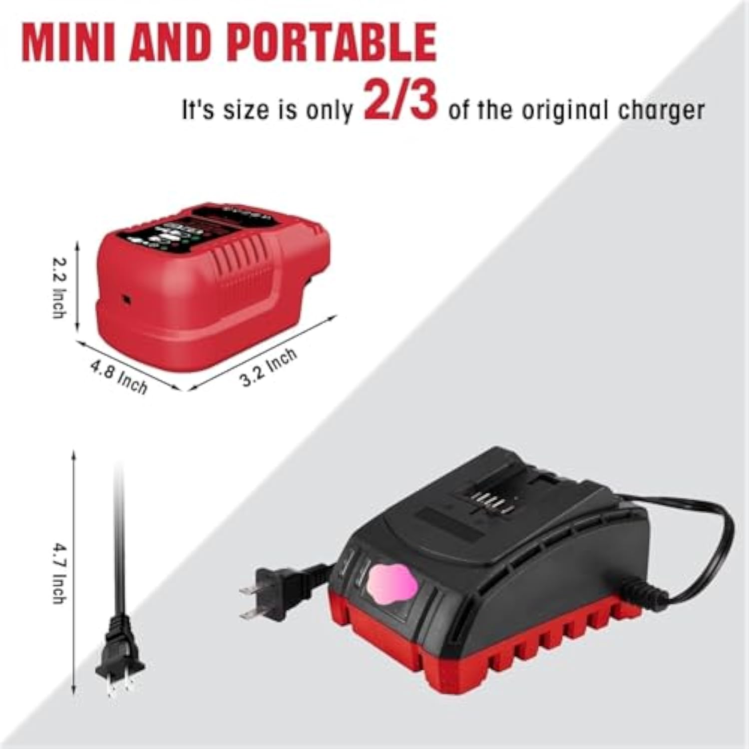 Compact Cordless Power Tool Battery Chargers ()