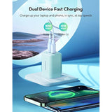 Usb C Wall Charger,35W Dual Usb Port Block,Type C Charger Fast Charging Power Adapter Compatible With Iphone 16/15/14/13/12/11/X,Samsung Series,Sony,Moto,Ipad,Macbook, Green