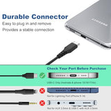 Wired USB C Headphones for iPhone 15 16 17 Air, iPad, , Google and USBC Android Phones, Type C Earbuds with Over Ear Hook, Microphone, Volume