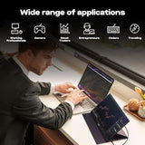 Mobile Pixels Fold Portable Monitor, 15.6 "1080P Full Hd Laptop Monitor, Plug And Play Usb C/Hdmi Travel Monitors With Smart Case For Macos/Windows/Android/Switch