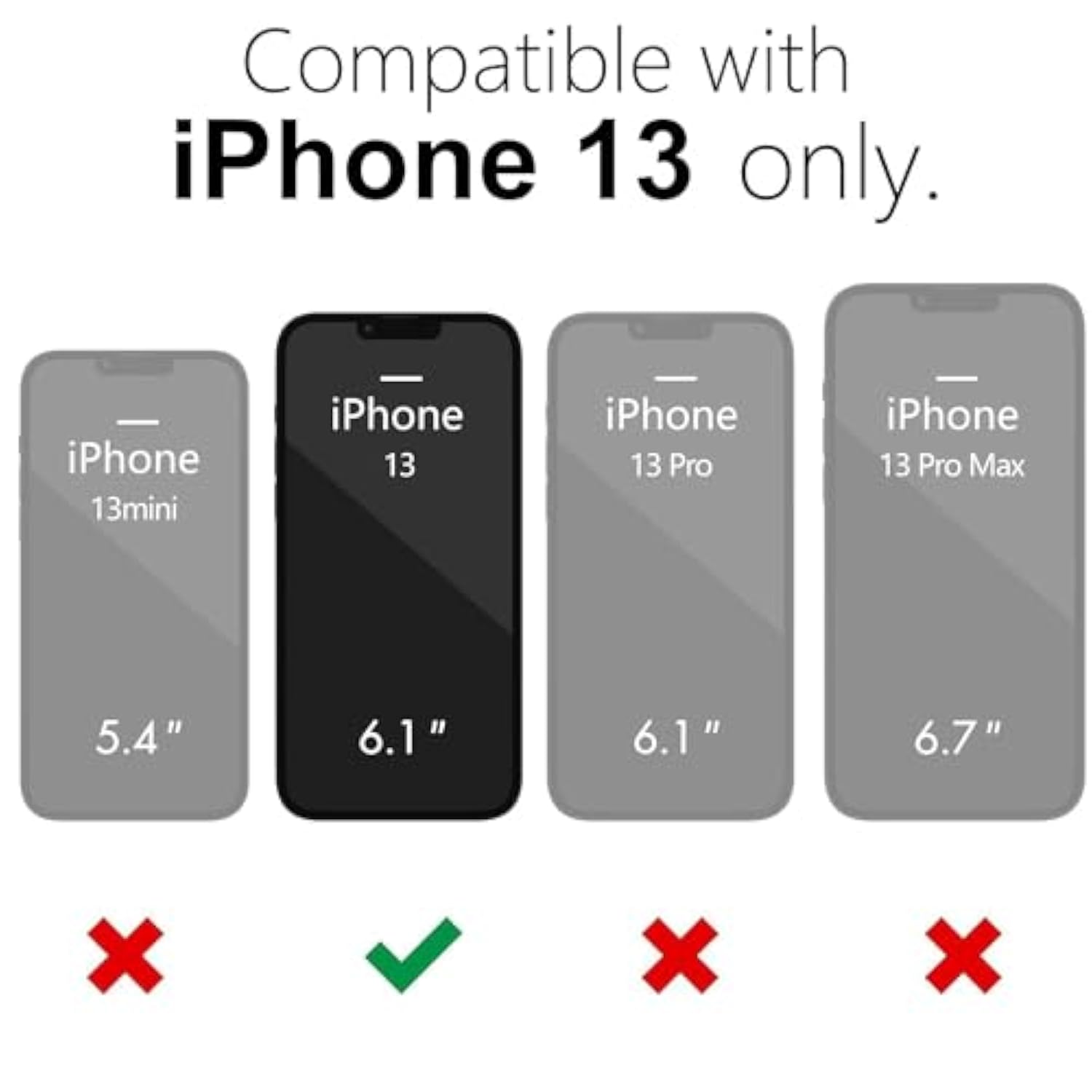 For Iphone 13 Case Clear Magnetic Compatible With Magsafe, Thin Slim Transparent Non Yellowing, Hybrid Soft Silicone Bumper & Hard Plastic Protective Cover For Women, Light Pink