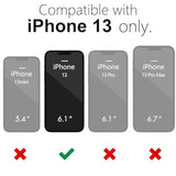 For Iphone 13 Case Clear Magnetic Compatible With Magsafe, Thin Slim Transparent Non Yellowing, Hybrid Soft Silicone Bumper & Hard Plastic Protective Cover For Women, Light Pink