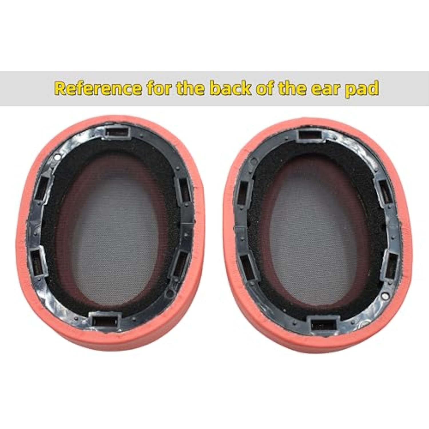 Ear Pads Replacement,Compatible With Sony Wh-H900N And Mdr-100Abn Headphones,Ear Pads Cushions With Upgrade Memory Foam & High Protein Leather(Twilight Red)