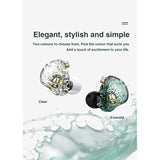 Trn Mt1 In-Ear Earphone Monitors, Hifi In-Ear Earphone Earbud With New 10Mm Co