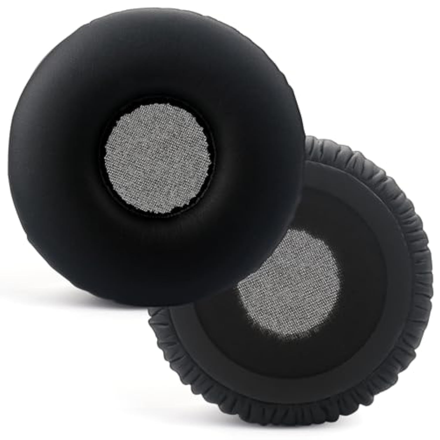 Revo Ear Pads Replacement Ear Pads Cushions Compatible With Jabra Revo Wireless/Wired Headphones Softer Protein Leather High-Density Memory Foam Earpads Earmuffs Ear Cups Cover Repair Parts - Black