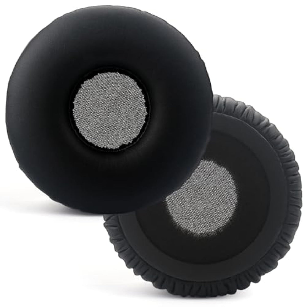 Revo Ear Pads Replacement Ear Pads Cushions Compatible With Jabra Revo Wireless/Wired Headphones Softer Protein Leather High-Density Memory Foam Earpads Earmuffs Ear Cups Cover Repair Parts - Black