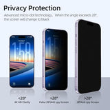 2-Pack Matte Anti-Glare Privacy Screen Protector for iPhone
