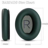 Ear Pads Cushions + Headband Replacement Earpads Compatible With Bose Quietcomfort 45 Qc45 35 Qc35, Qc35 Ii Over-Ear Headphones Easy Diy Installation,Protein Leather Parts (Green Kit)