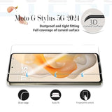 Moto G Stylus 5G-2024 Hd Clear Tempered Glass Screen Protector + Camera Lens Protectors, [2+2 Pack] [Case Friendly] [Anti-Glare] [Bubble-Free] Screen Protector For Moto G Stylus 5G-2024