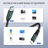 50Ft Link Cable For Pc Vr Compatible With Oculus/Quest 3S/3/2/1/Pro,Pico 4/Ultra Accessories And Steamvr, High Speed Pc Data Transfer?Usb 3.0 A To Usb C Cable For Vr Headset
