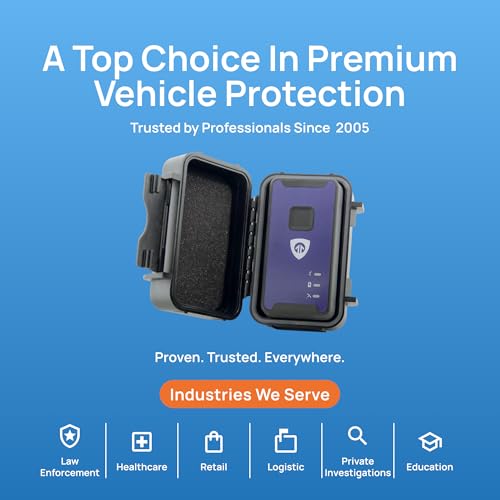 Brickhouse Car Trackers For Your Vehicle - Spark Nano 7 Gps Tracking Device With Magnetic Waterproof Case - Hidden Real-Time 4G Lte Vehicle Finder - 1 Year Subscription Included