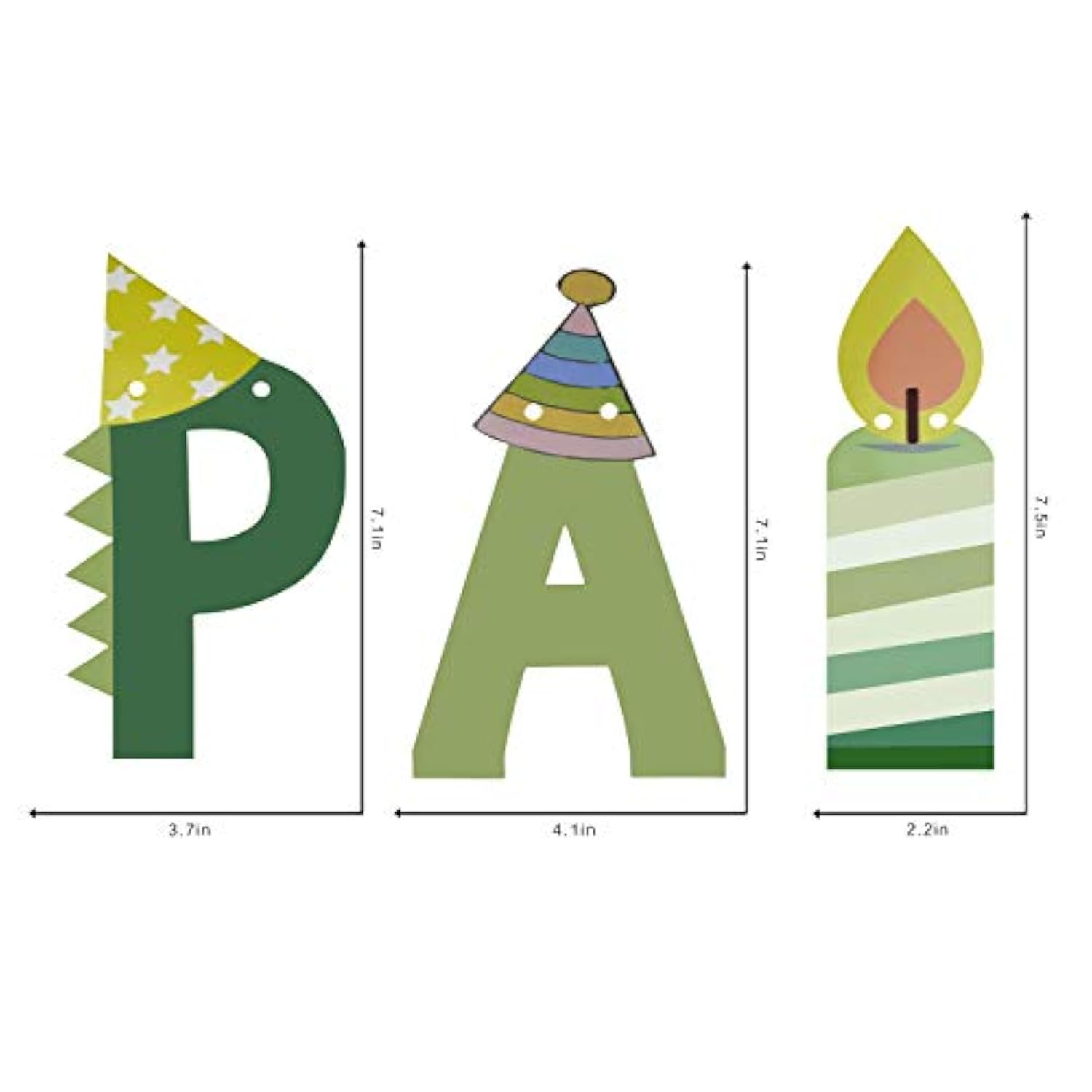 Dinosaur Birthday Banner Happy Birthday Party Decorations Kids Dinosaur Theme