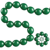 120 Pcs Linking Balloons 6 IN Dark Green Link Balloons