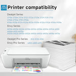 67Xl Ink S Black/Color Combo Pack Replacement For Hp 67 Ink Xl 6055 Hp67Xl Hp67 For 2700 2700E 2855E 2752 2742E 2755 2755E 4100 4152E 4155 6000 6055E 6400 6458 6452 6455E Printer, 2 Pack