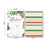Hawaiian Aloha Luau Birthday Decorations, Aloha Party Celebration, Hawaiian Aloha Luau Birthday Invitation. (082)