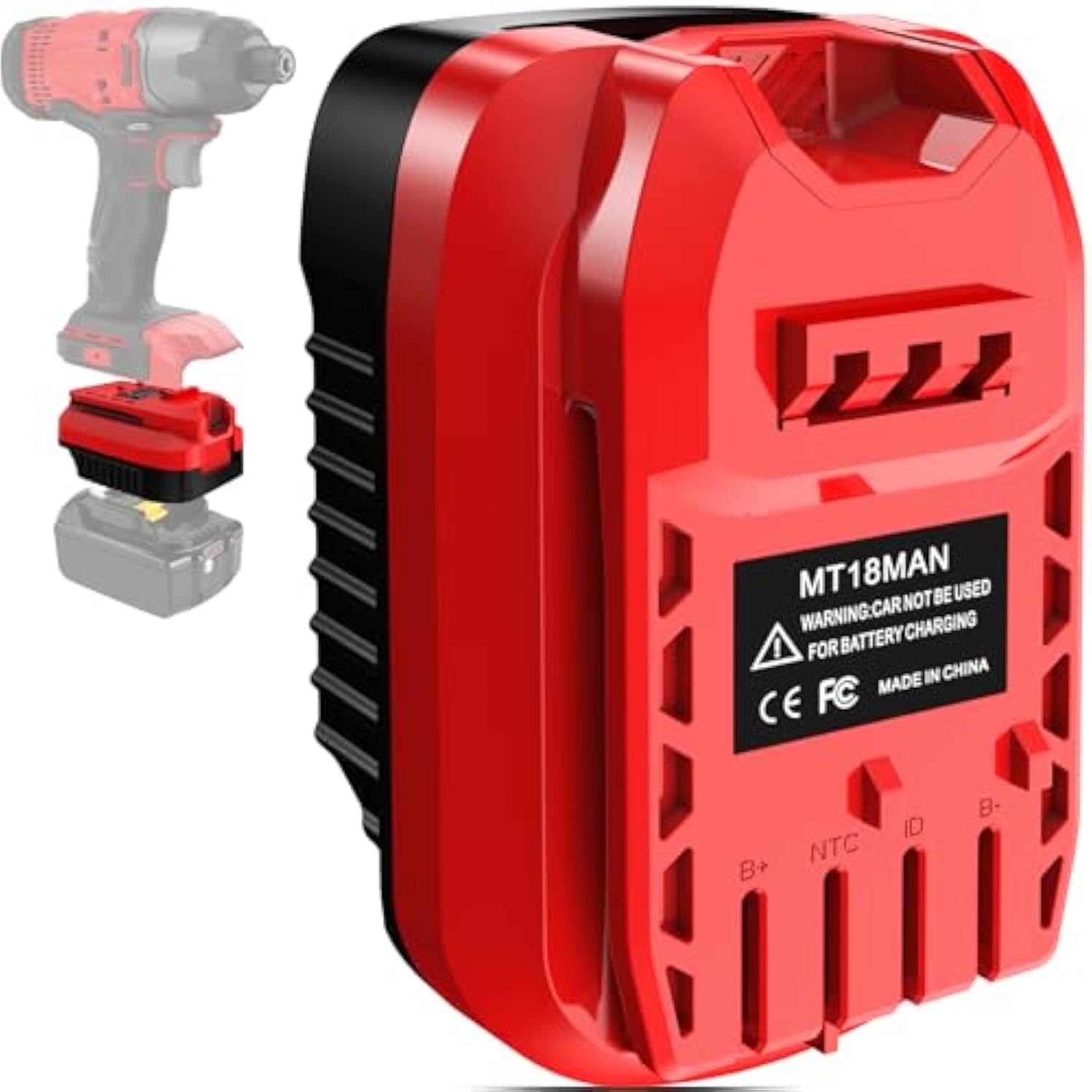Adapter For Craftsman V20 Cordless Tools, For Makita 18V Li-Ion Battery Convert To For Craftsman New 20V Power Tool (Adapter Only)