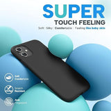 Designed For 11 Phone Case, With Screen Protector, Liquid Silicone Gel Rubber Full Body Drop Protection Shockproof Cover Phone Case For 11 6.1 Inch (Black)