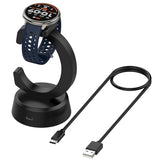 Charger Dock for Amazfit Bip 6/Active 2/Active 2 Square Smrtwatch, Charger Replacement Upgraded Magnetic Watch Charging Stand with 3.3Ft USB-C