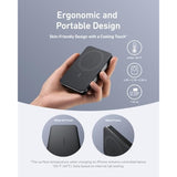 Anker MagGo Power Bank, Ultra-Slim 10,000mAh Magnetic Battery Pack, Qi2 Certified 15W Ultra-Fast MagSafe Compatible Portable Charger, Ergonomic Design, for iPhone16/15/14/13/12 Series Only
