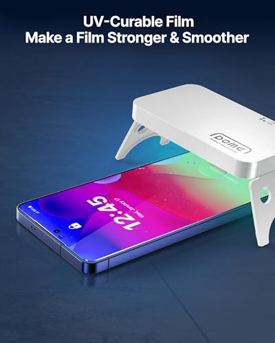 Whitestone UV GEN Film Compatible with Galaxy S26, Glass-Like UV Cured PET Screen Protector [2 Pack]