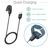 Charger For Garmin Lily 2/Vivomove Hr/Trend Charger Charging Cable Replacement Accessories Usb Charger Cable Adapter Quality Power Charging Cord For Forerunner 230 235 630 35 645 735Xt Watch