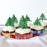 Christmas Cupcake Muffin Liners - 600 Count Xmas Baking Cup Cake Liners Paper, Merry Christmas Eve Cupcake Liner Candy Wrappers Cookies Wrap Chocolate Mold For Bakeware Party Supplies (Large)