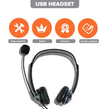 Spracht ZUM350B 3.5mm & 2.5mm Dual-Ear Stereo Headset with Boom Mic, Black | iPhone Headphones Wired | Noise Cancelling Headphones with Microphone for Call, Gaming, PC, Mac, Tablet or Cell Phone