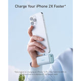 Anker Nano Power Bank with Built-in Lightning Connector, Portable Charger 5,000mAh MFi Certified 12W, Compatible with iPhone 14/13/12 Series (Black)