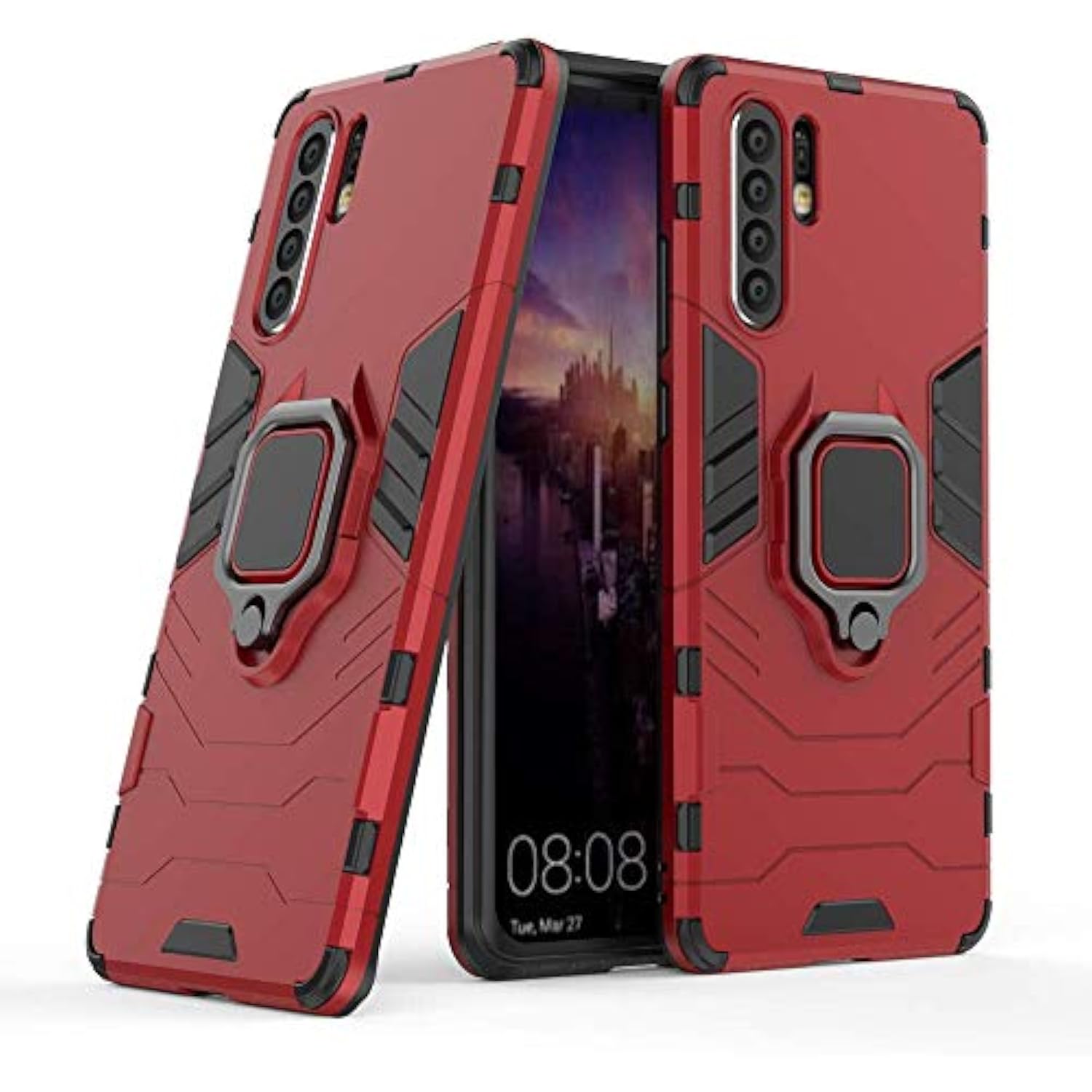 Phone Case for Huawei P30 Pro with Tempered Glass Screen Protector