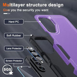 Lavender Case for Samsung Galaxy A17 5G Phone with Built-in Screen Protector