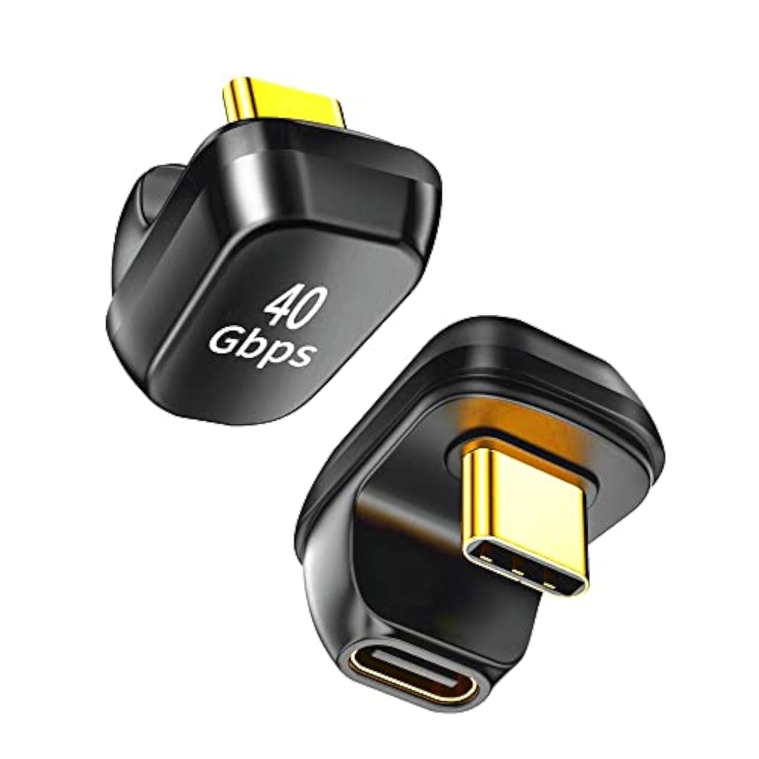 U Shape Usb C Adapter 40Gbps 180 Degree Angle Usb 4 Adapter Type C Male To Fem