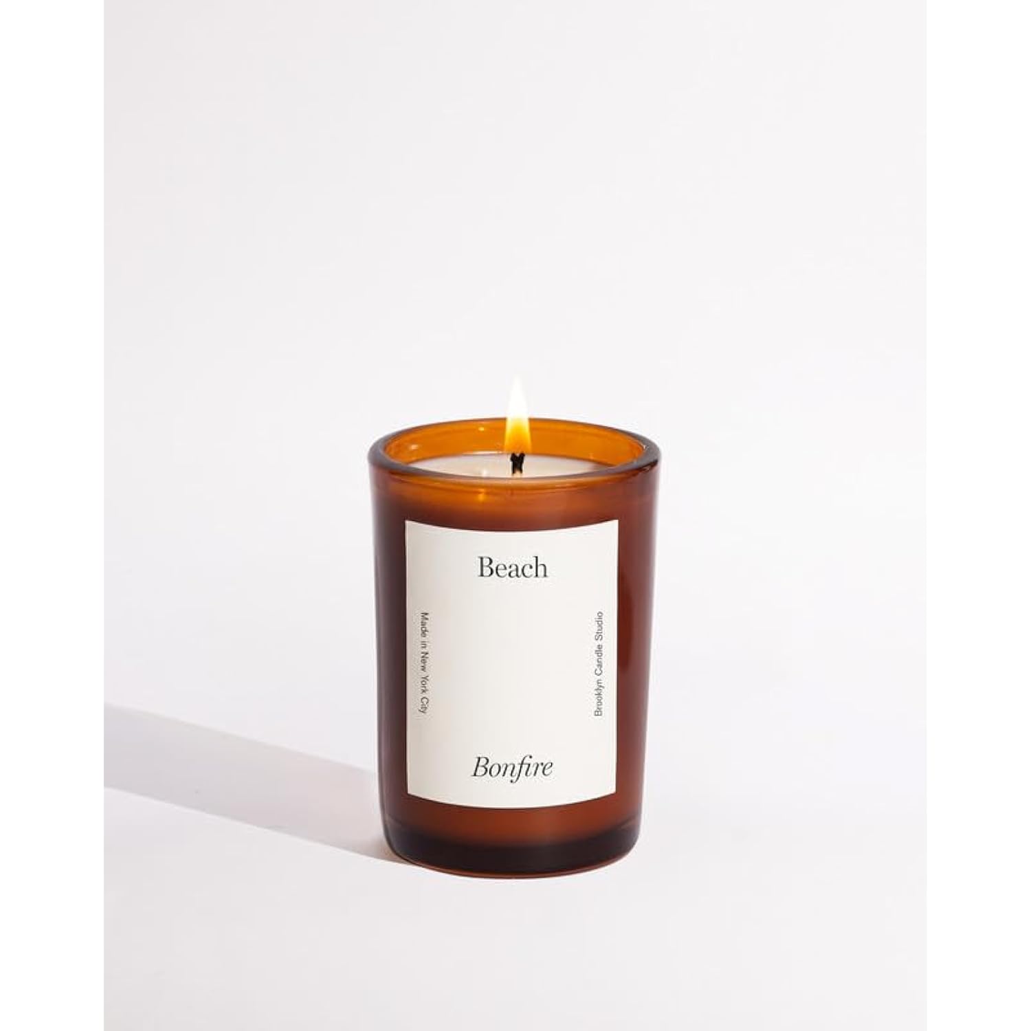 Brooklyn Candle Beach Bonfire Fall Candle - Luxury Scented Candle, Vegan Soy Wax, Autumn Aromatherapy, Hand Poured In The Usa, 50 Hour Slow Burn Time - 7Oz